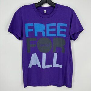 3/$25 Peta Free For All Tee Shirt Top XL Short Sleeve Purple